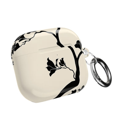 Ebony Magnolia · Hard Case for AirPods & AirPods Pro · Beige
