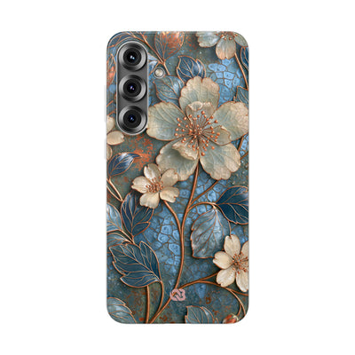 Gilded Blossom Reverie · Lite Phone Case for Samsung · Teal
