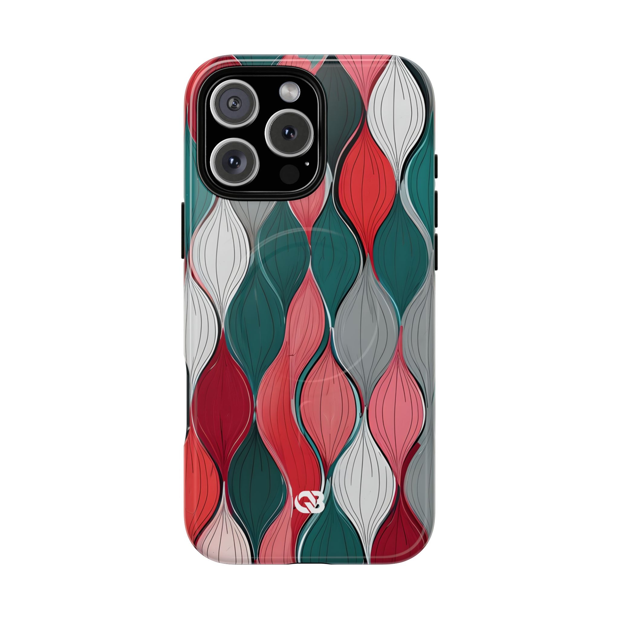 Slate Rose Ripple · Tough+ Hoesje voor iPhone · Magsafe