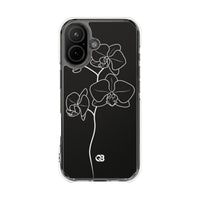 Black Impact MagSafe Phone Case for iPhone - Noir Alabaster Orchid