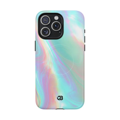 Prismatic Liquid Light · Tough 2.0 Magnetic Phone Case for iPhone · Teal
