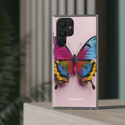 Lebhafter Schmetterling Samsung S22 Ultra Case - Soft