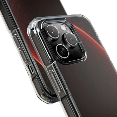 Red Impact MagSafe Phone Case for iPhone - Crimson Flare Flux
