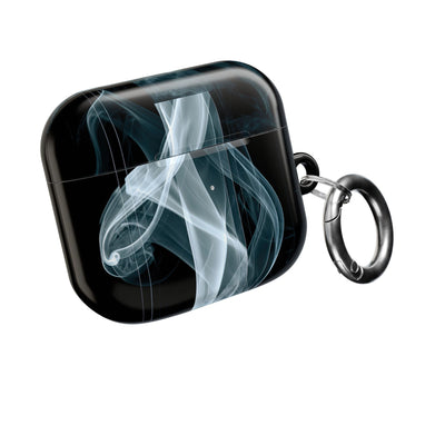 Fractured Smoke · Hard Case for AirPods & AirPods Pro · Black
