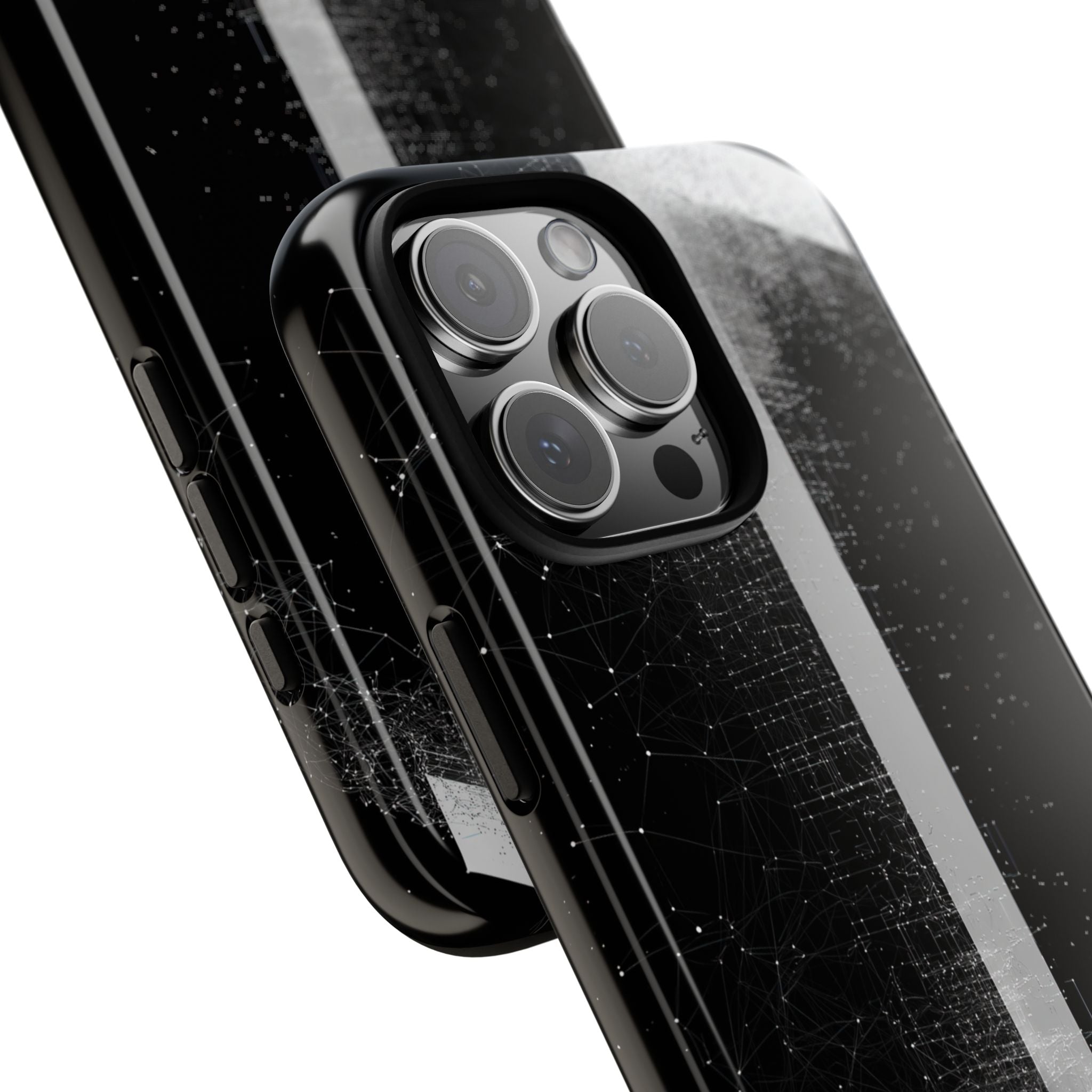 Black Tough Phone Case for iPhone - Vector Core Monolith