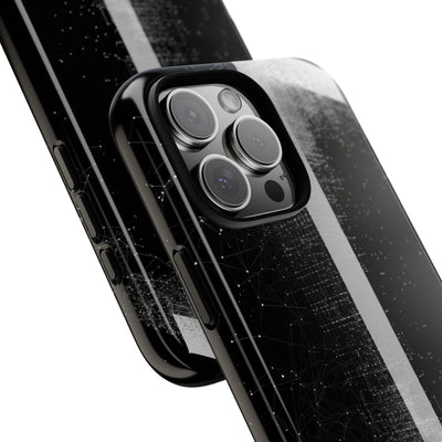 Black Tough Phone Case for iPhone - Vector Core Monolith