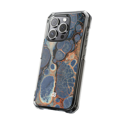 Astral Orb Resonance · Clear Impact Magnetic Phone Case for iPhone · Blue