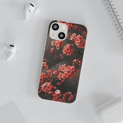 Dark Sakura Nocturne · Lite Phone Case for iPhone ·  Black