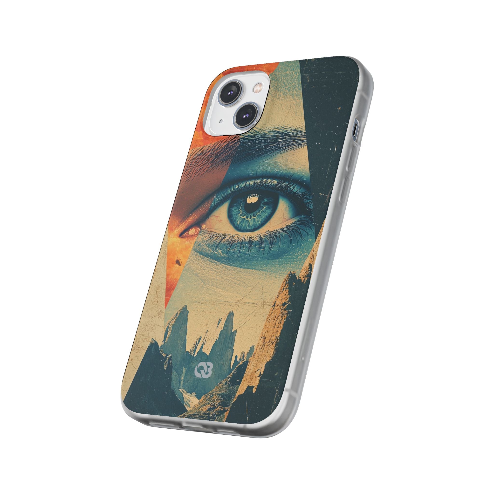 Fragmented Peak Gaze · Soft Phone Case for iPhone