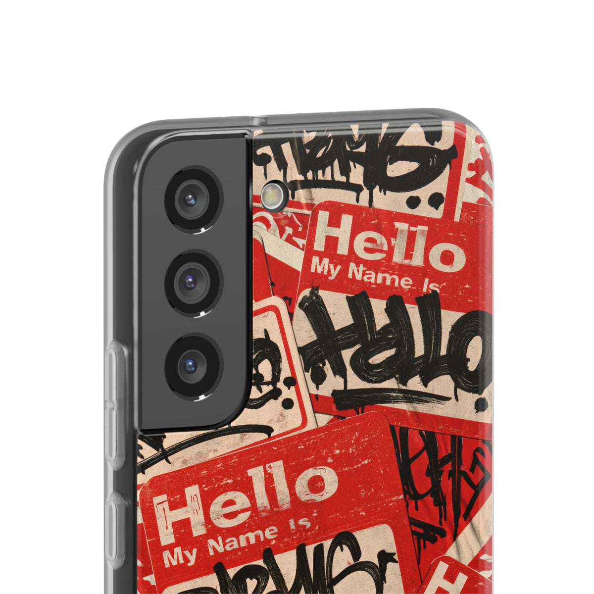 Slap Tag Collage · Lite Phone Case for Samsung · Red