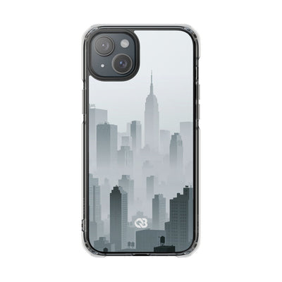 Metropolitan Horizon · Clear Impact Magnetic Phone Case for iPhone ·  Grey