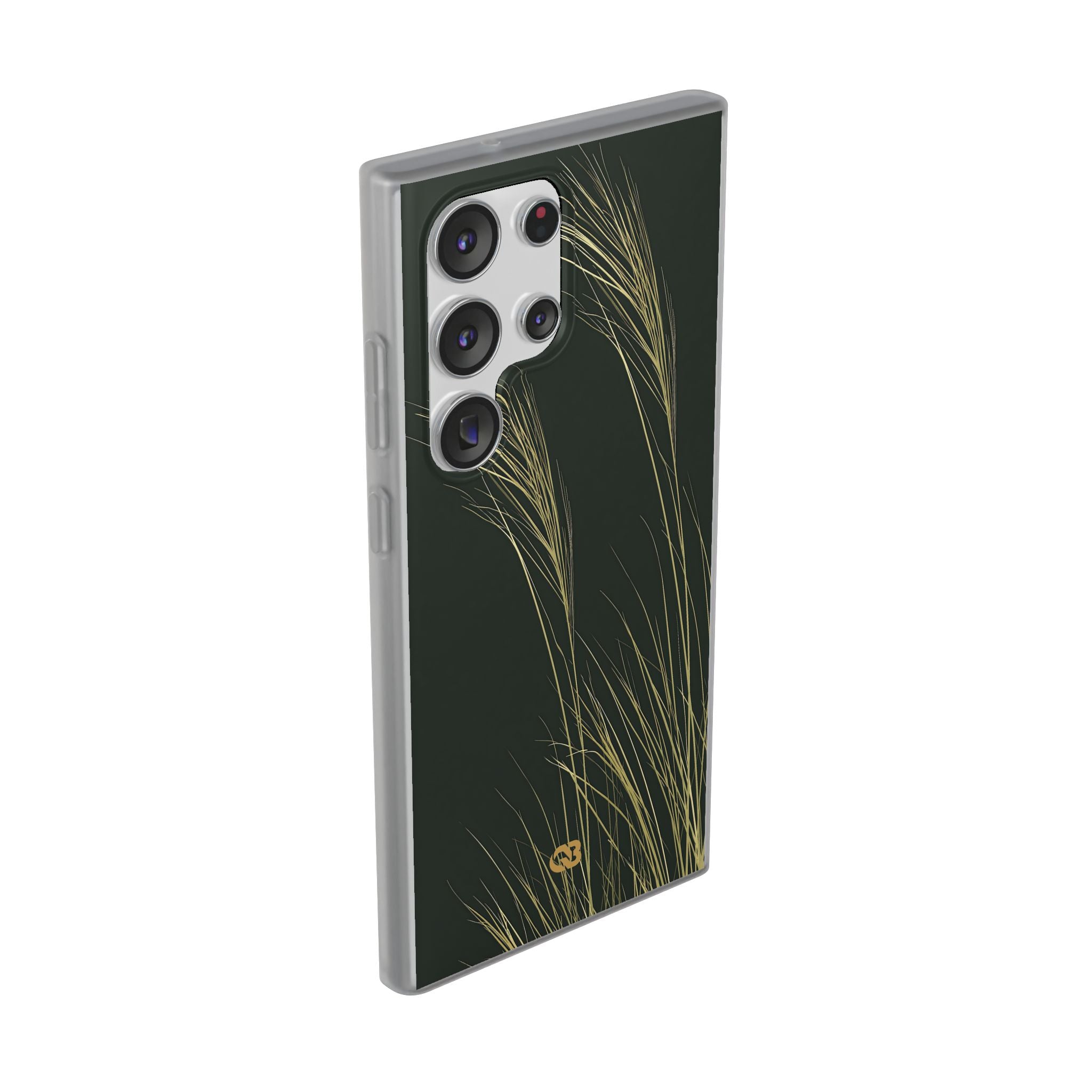 Green Lite Phone Case for Samsung - Midnight Gilded Grass