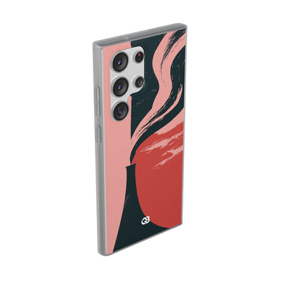 Pink Lite Phone Case for Samsung - Cinder Rose Plume