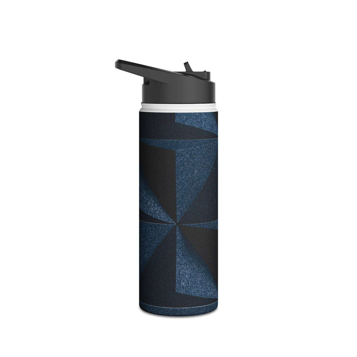 Faceted Slate · Insulated Water Bottle · Blue