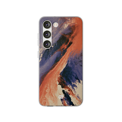 Solar Aura Drift · Lite Phone Case for Samsung · Orange