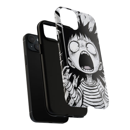 Screaming Stripes iPhone 15 Plus Case - Tough+