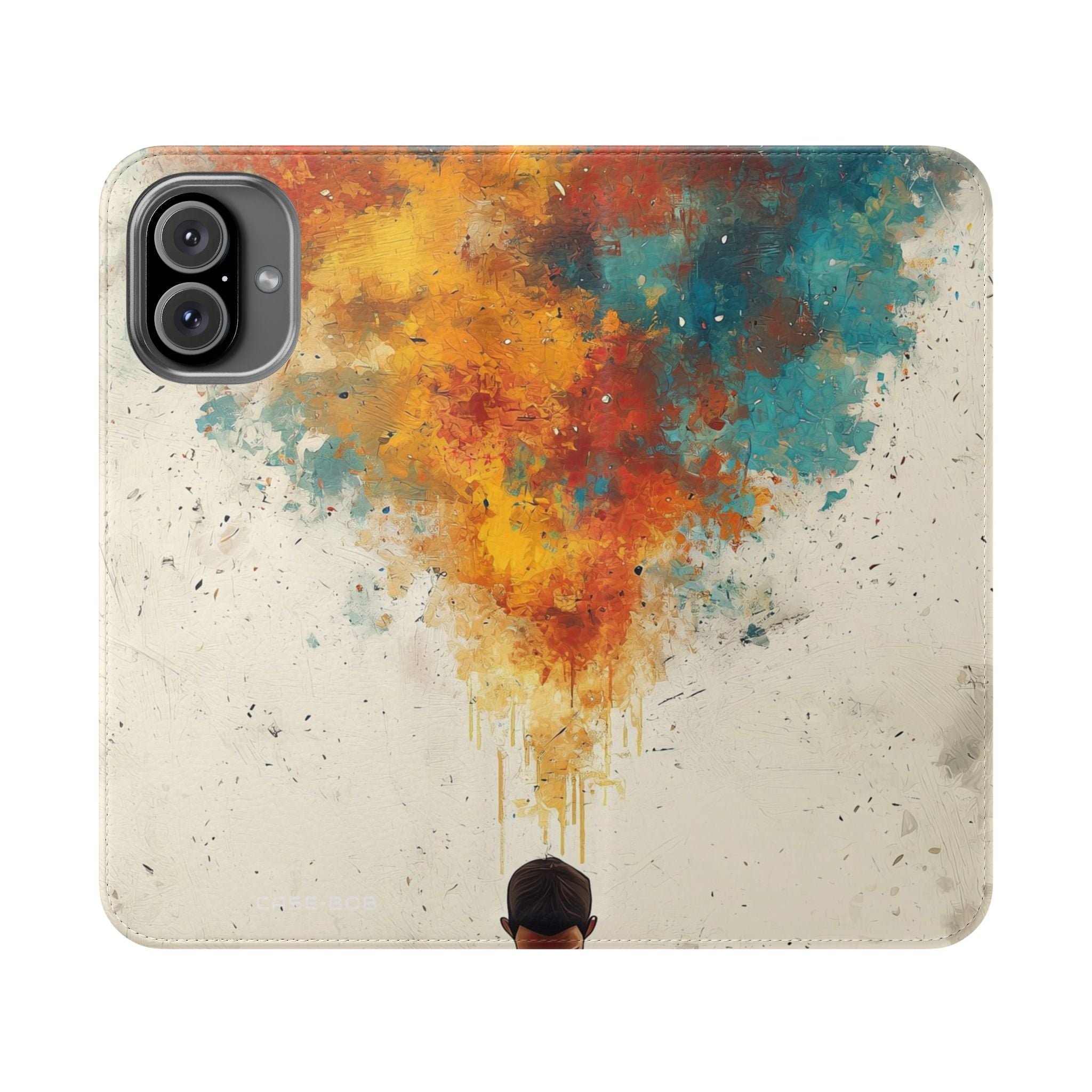 Meditative Ember - iPhone 16 Plus Case - Wallet