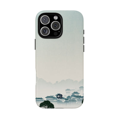 Misty Dynasty Horizon · Tough Phone Case for iPhone · Blue