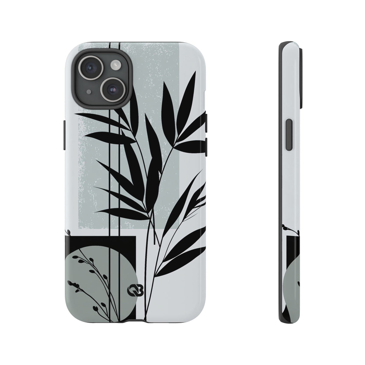 Zen Bamboo Silhouette · Tough Phone Case for iPhone · Green