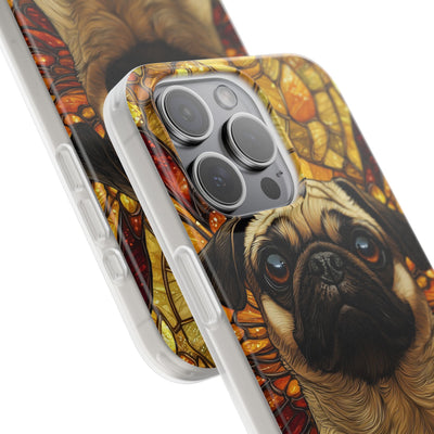 Amber Pug Divinity · Soft Case for iPhone