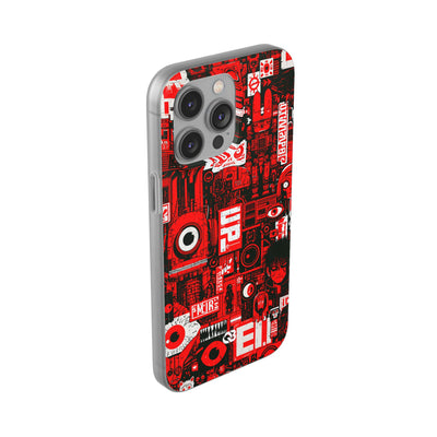 Neo Mecha Collage · Lite Phone Case for iPhone ·  Red