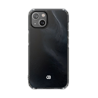 Black Impact MagSafe Phone Case for iPhone - Obsidian Ridge Flux