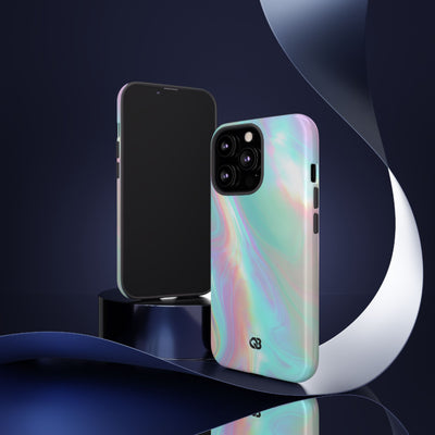 Prismatic Liquid Light · Tough Phone Case for iPhone · Teal