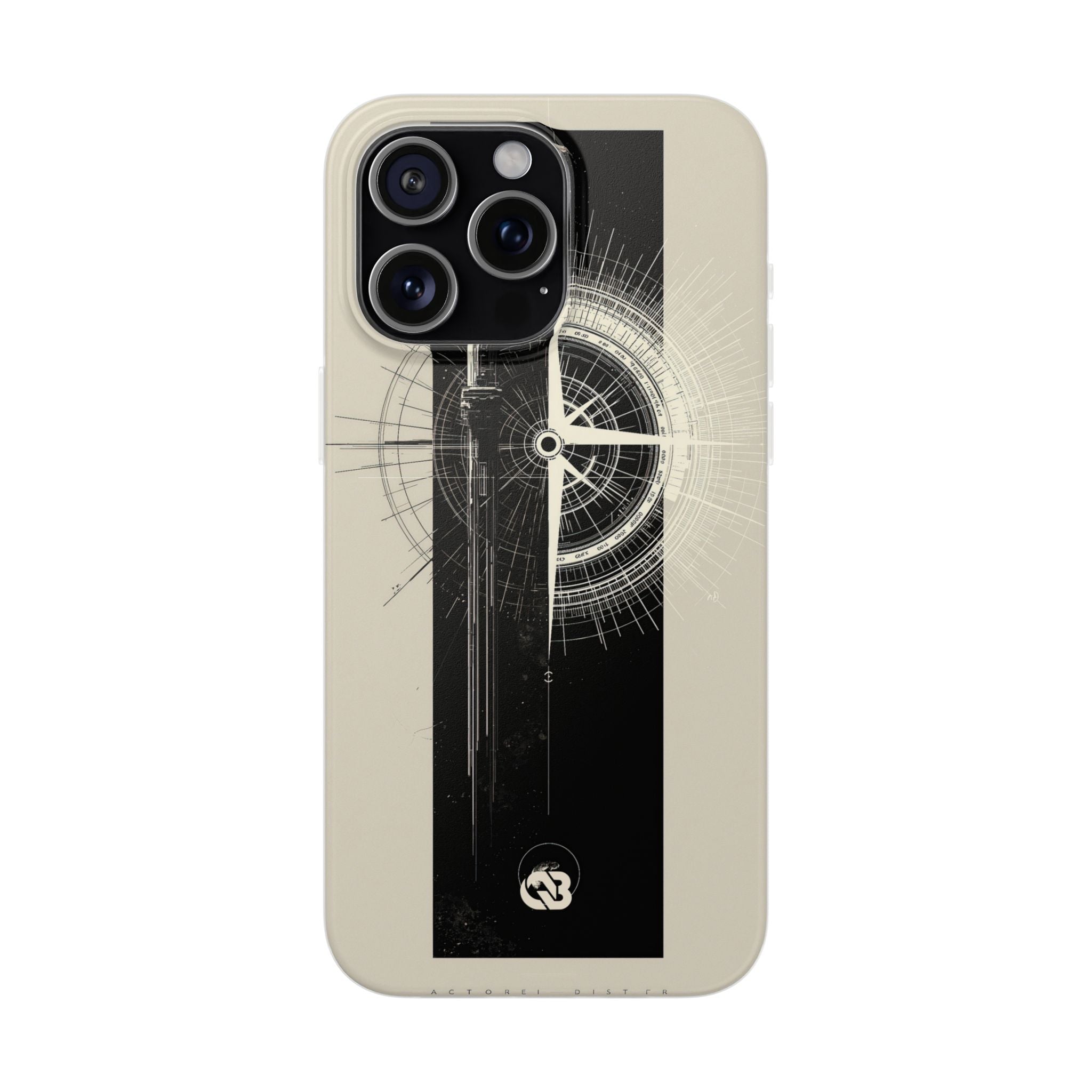 Beige Lite Phone Case for iPhone - Zenith Vector Spire