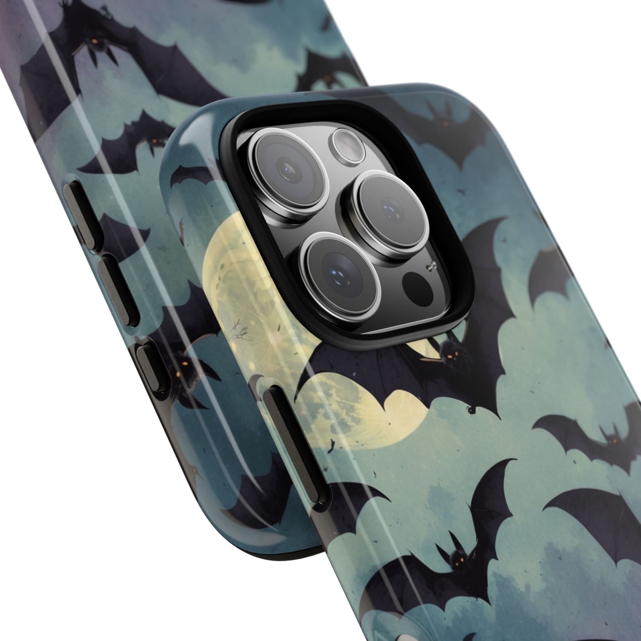 Leuchtende Augen Fledermäuse iPhone 16 Pro Case - Tough