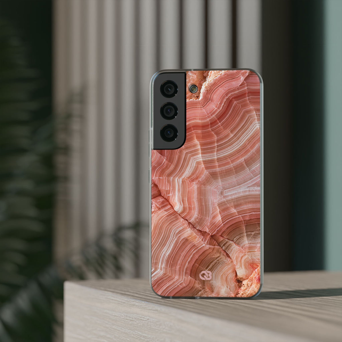 Blushing Rose Strata · Lite Phone Case for Samsung · Pink