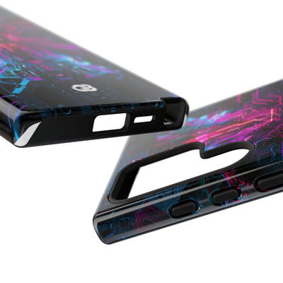 Neural Circuit Core · Tough Phone Case for Samsung · Black