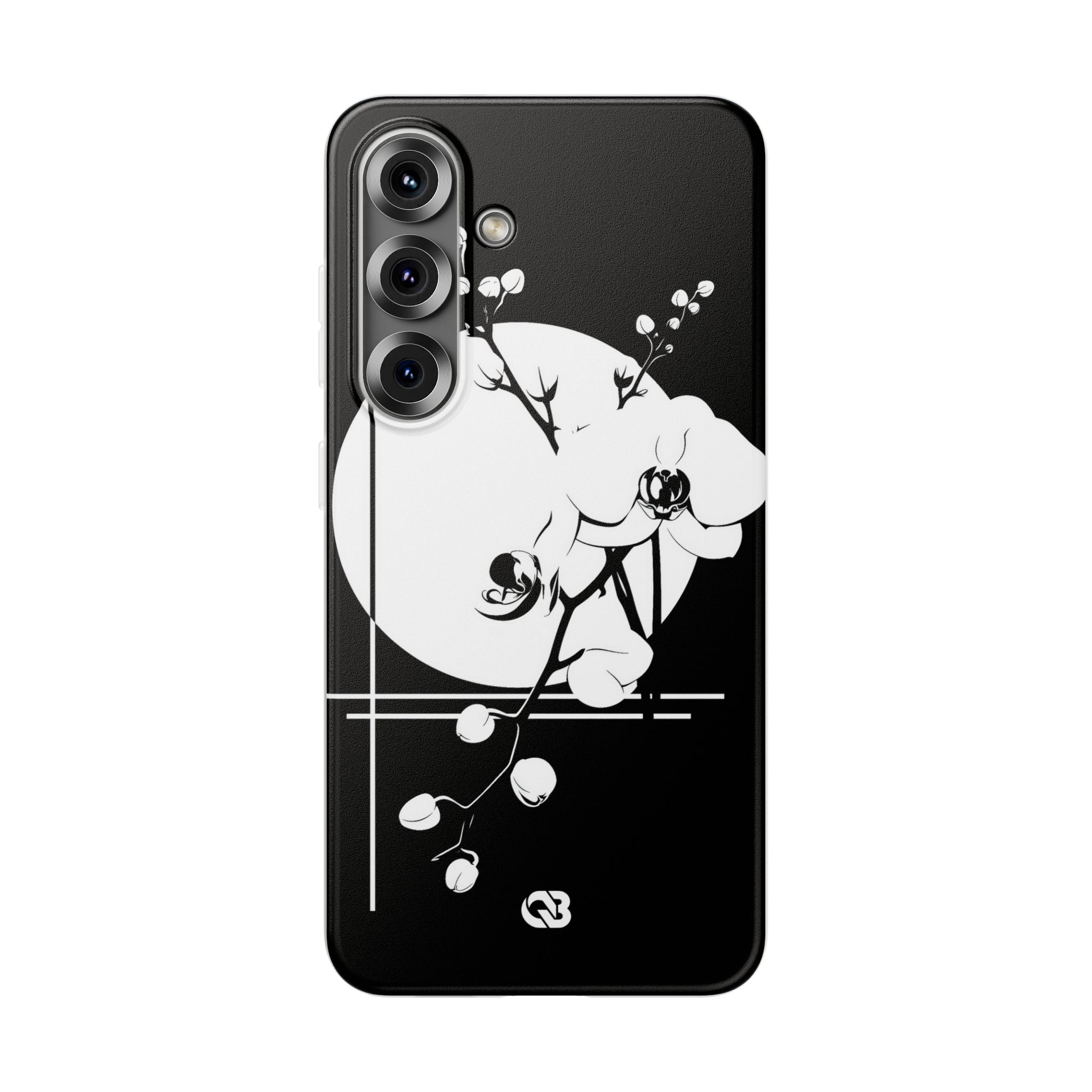 Black Lite Phone Case for Samsung - Lunar Orchid Grid