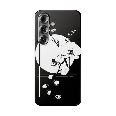 Black Lite Phone Case for Samsung - Lunar Orchid Grid