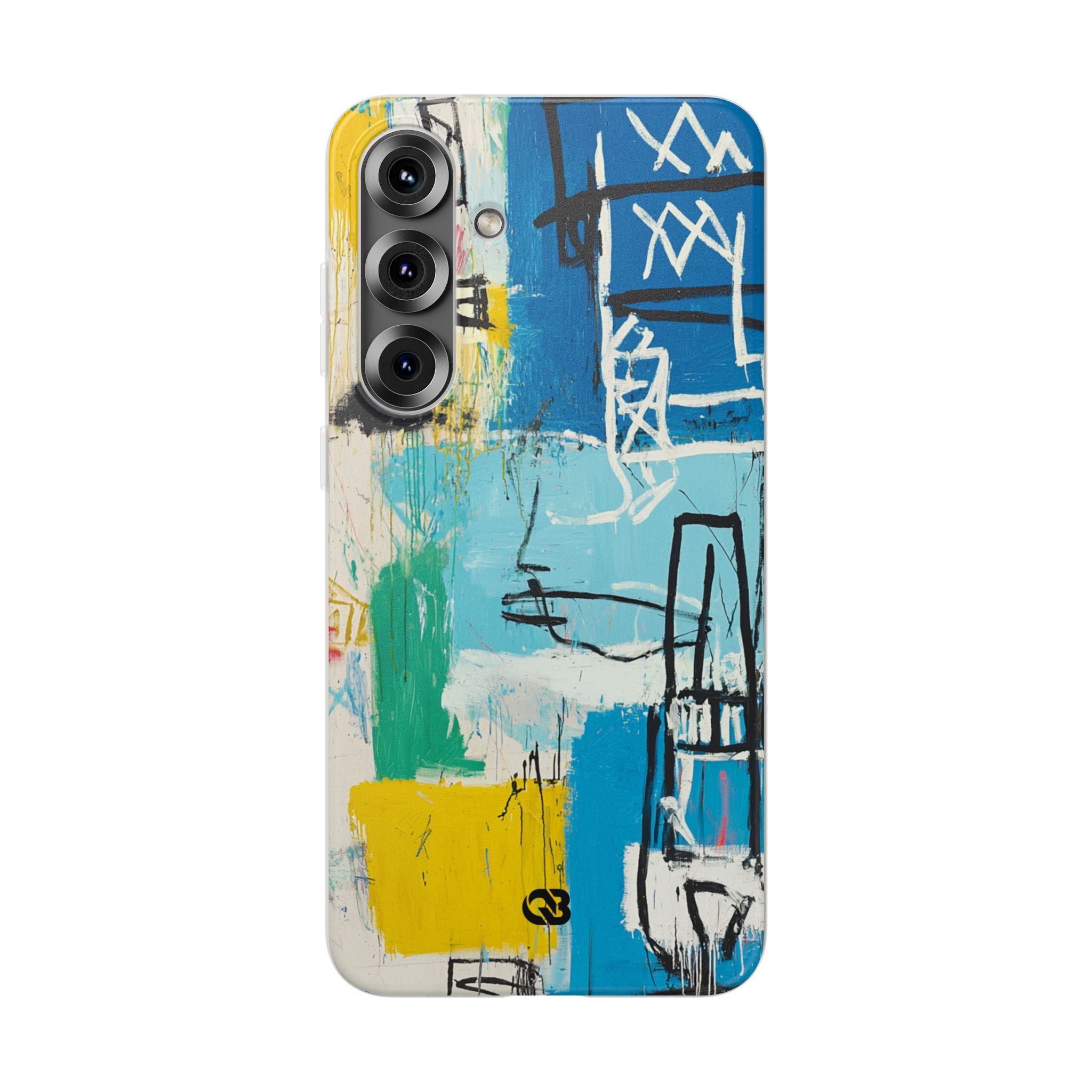 Azure Urban Scribble · Soft Phone Case for Samsung