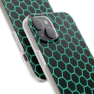 Neon Hex Spectrum · Lite Phone Case for iPhone ·  Teal