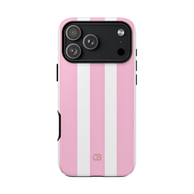 Soft Pink Stripe · Tough Coque de téléphone pour iPhone