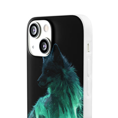 Nordic Aurora Fox · Lite Phone Case for iPhone ·  Teal