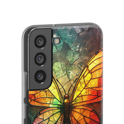 Shattered Prism Butterfly · Soft Coque de téléphone pour Samsung