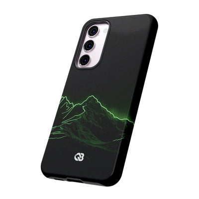 Nordic Mountain Contour · Tough Phone Case for Samsung · Black