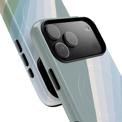 Green Tough 2.0 Magsafe Phone Case for iPhone - Sage Prism Beam