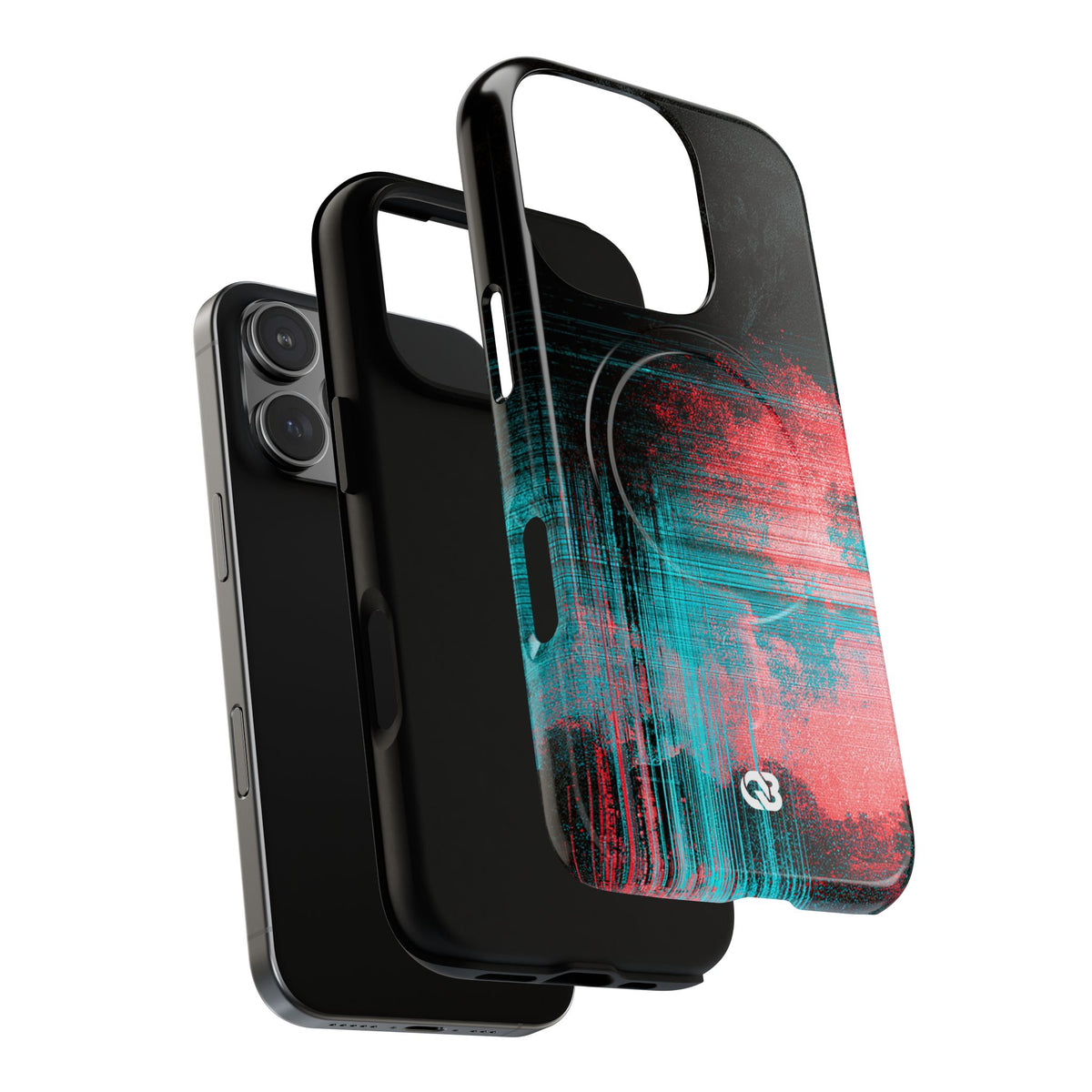 Digital Signal Drift · Tough 2.0 Magnetic Phone Case for iPhone · Black