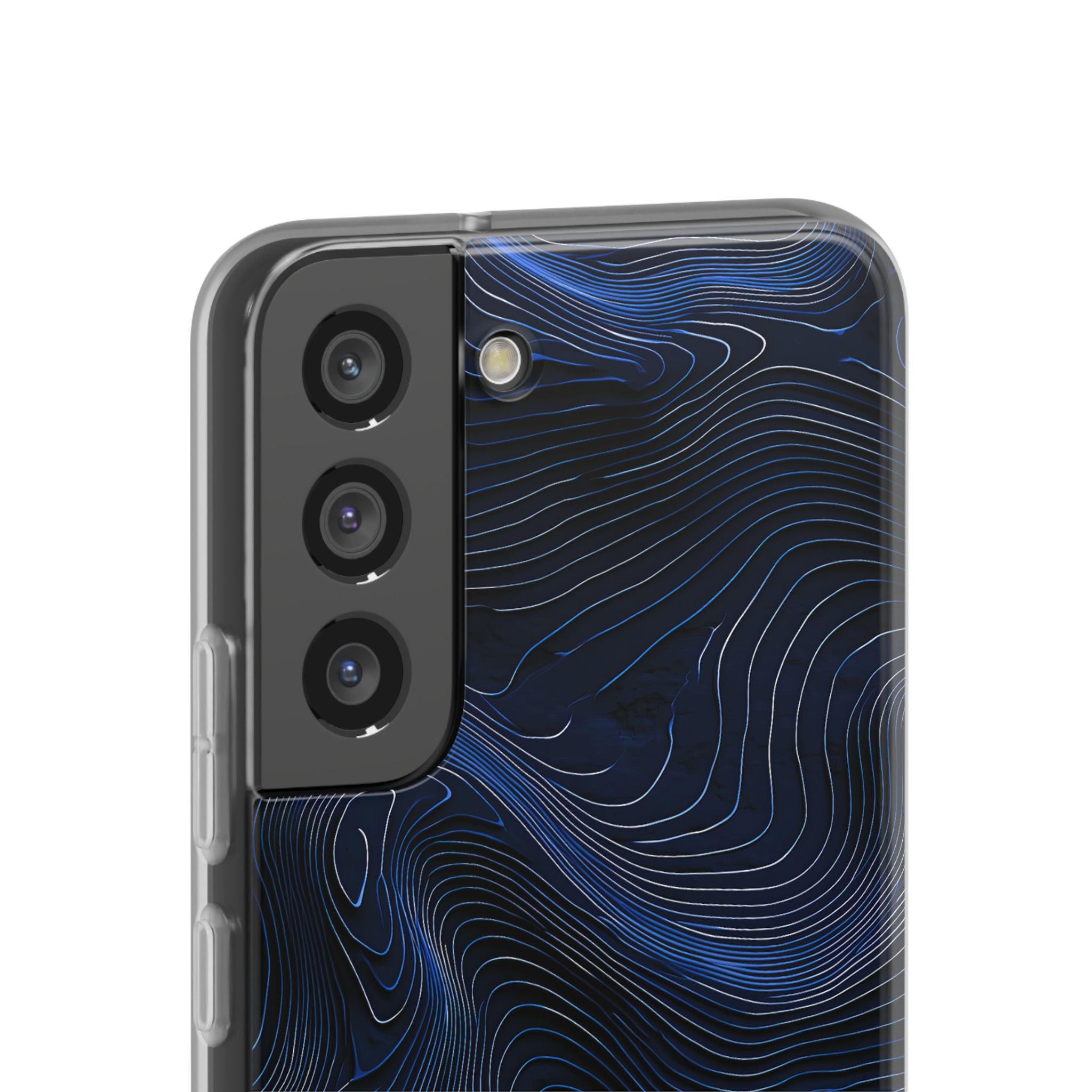 Blue Lite Phone Case for Samsung - Cobalt Contour Ridge