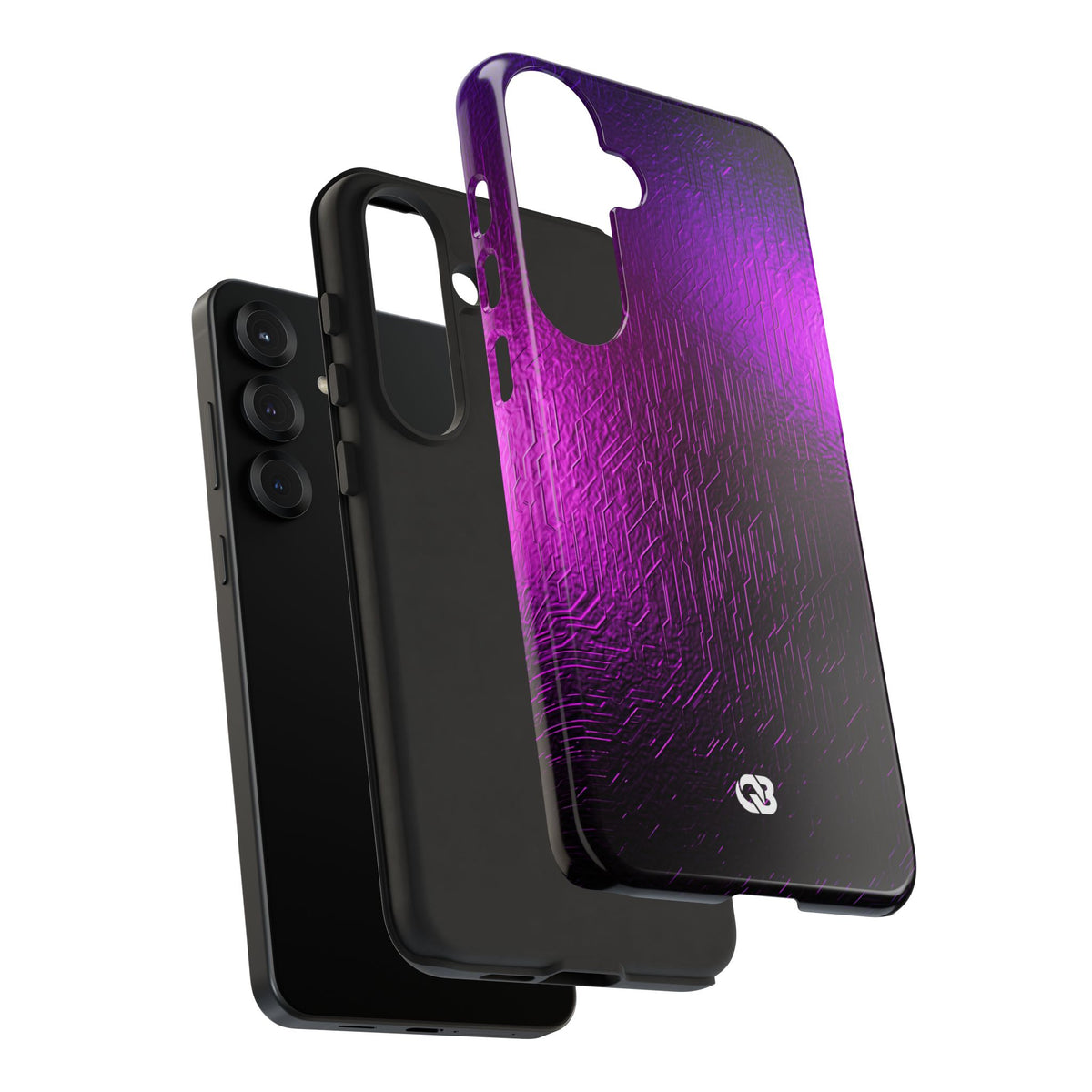 Violet Cyber Circuit · Tough Phone Case for Samsung · Purple