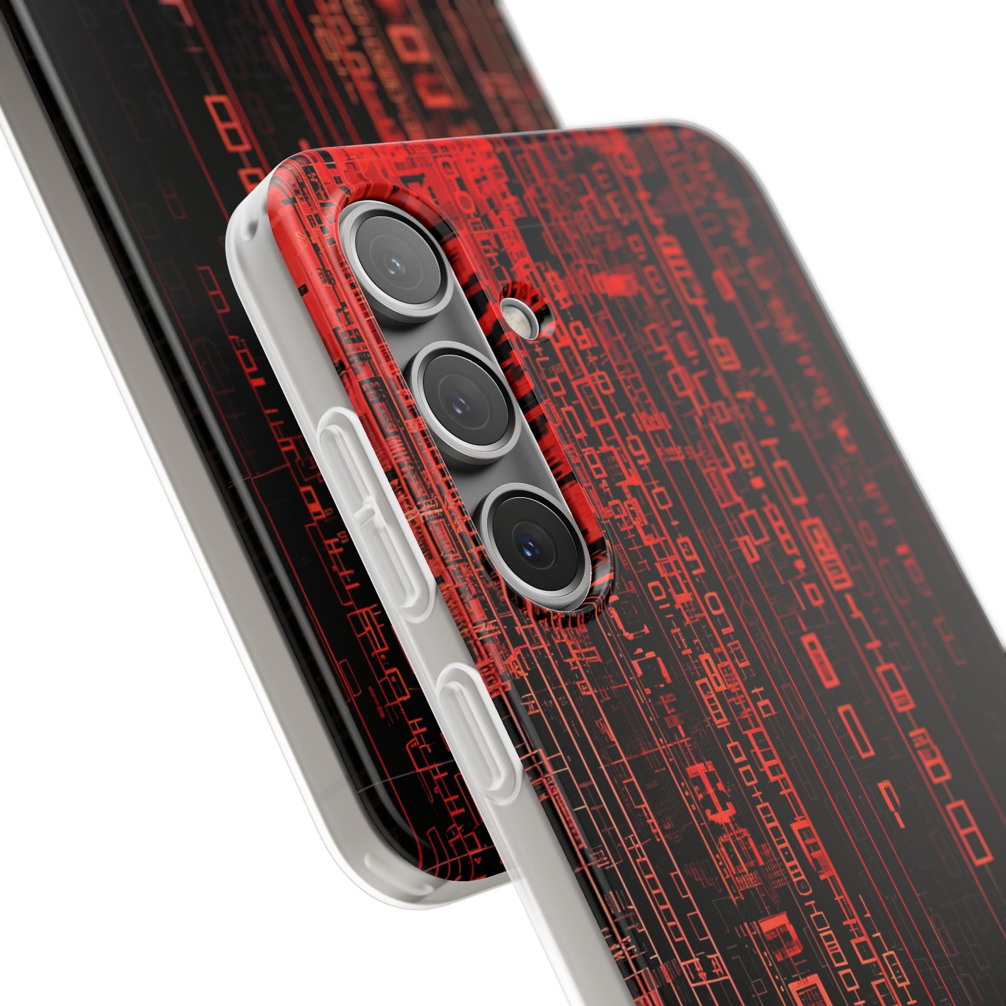 Crimson Glyphs Samsung S24 Plus Case - Soft