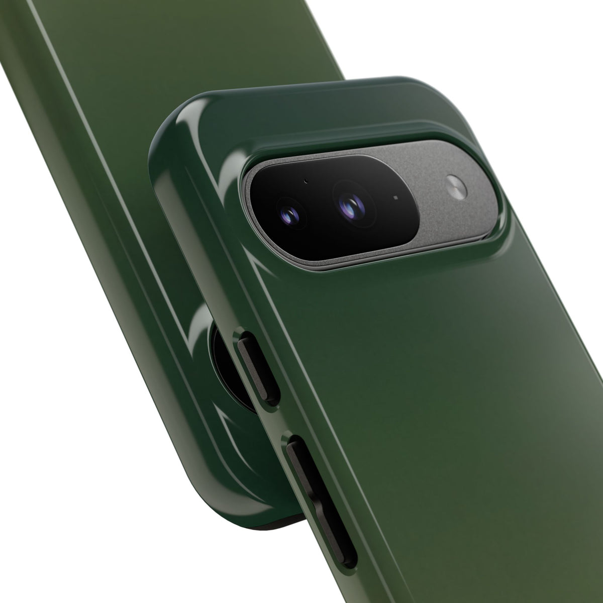 Green Tough Phone Case for Google Pixel - Shadow Moss Grain