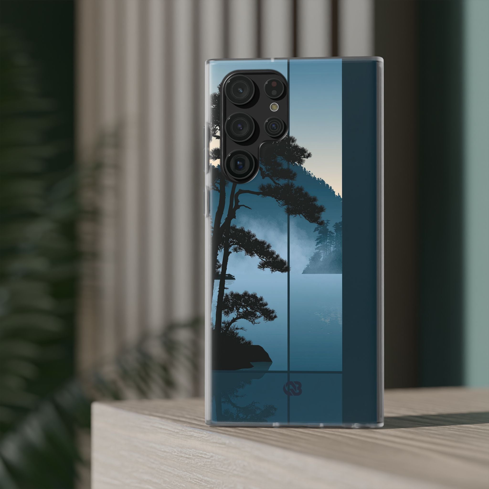 Blue Lite Phone Case for Samsung - Kyoto Mist Pine