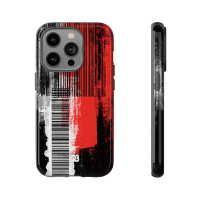 Distorted Barcode · Tough Phone Case for iPhone · Black