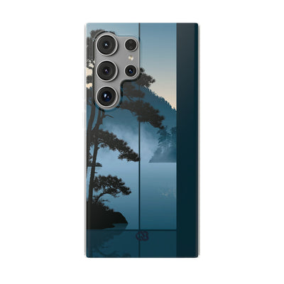 Blue Lite Phone Case for Samsung - Kyoto Mist Pine