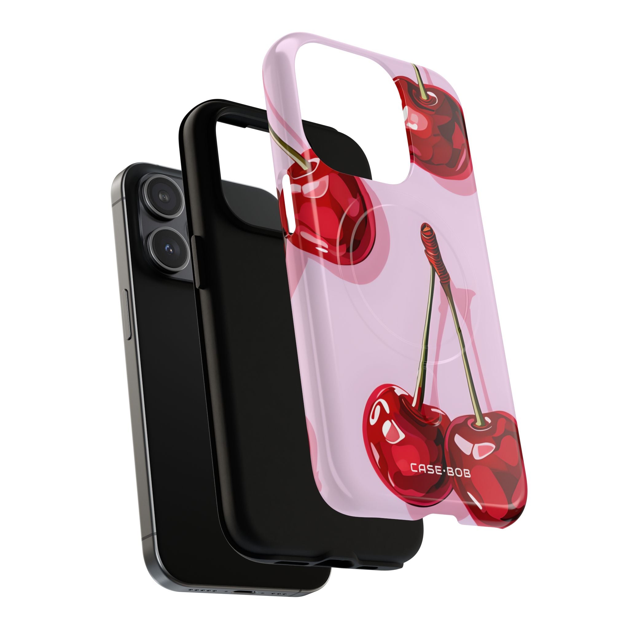 Glossy Cherry Burst iPhone 15 Pro Case - Tough+ - CASE•BOB