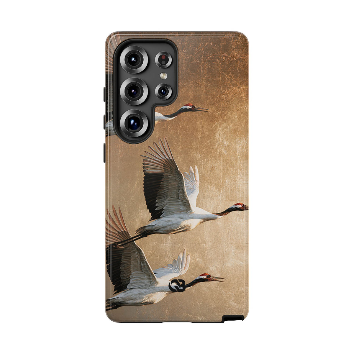 Golden Crane Flight · Tough Phone Case for Samsung · Gold